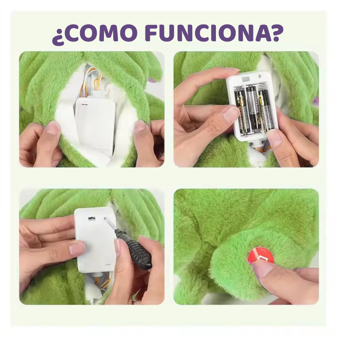 Peluche Respirador Verde Travieso